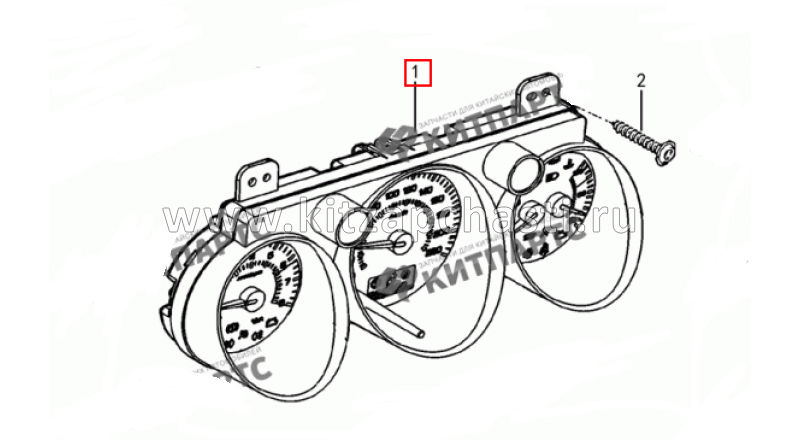 Комбинация приборов МКПП Dong Feng H30 Cross 7341011BA