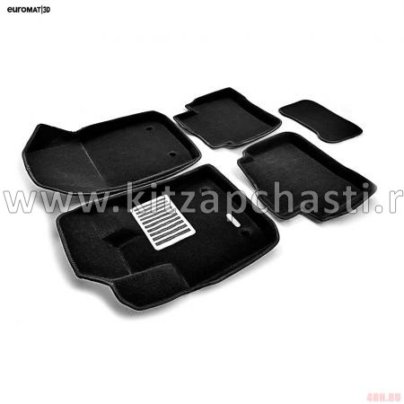 Коврики салона 3D Lux текстильные (Euro-standart) Geely Tugella  EM3D-001408